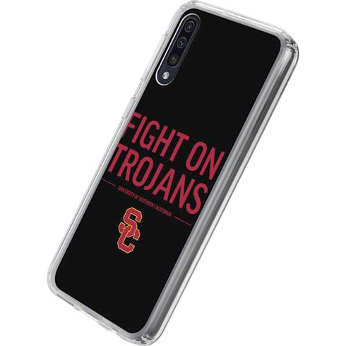 University of Southern California Fight On Trojans Galaxy A50 Clear Case